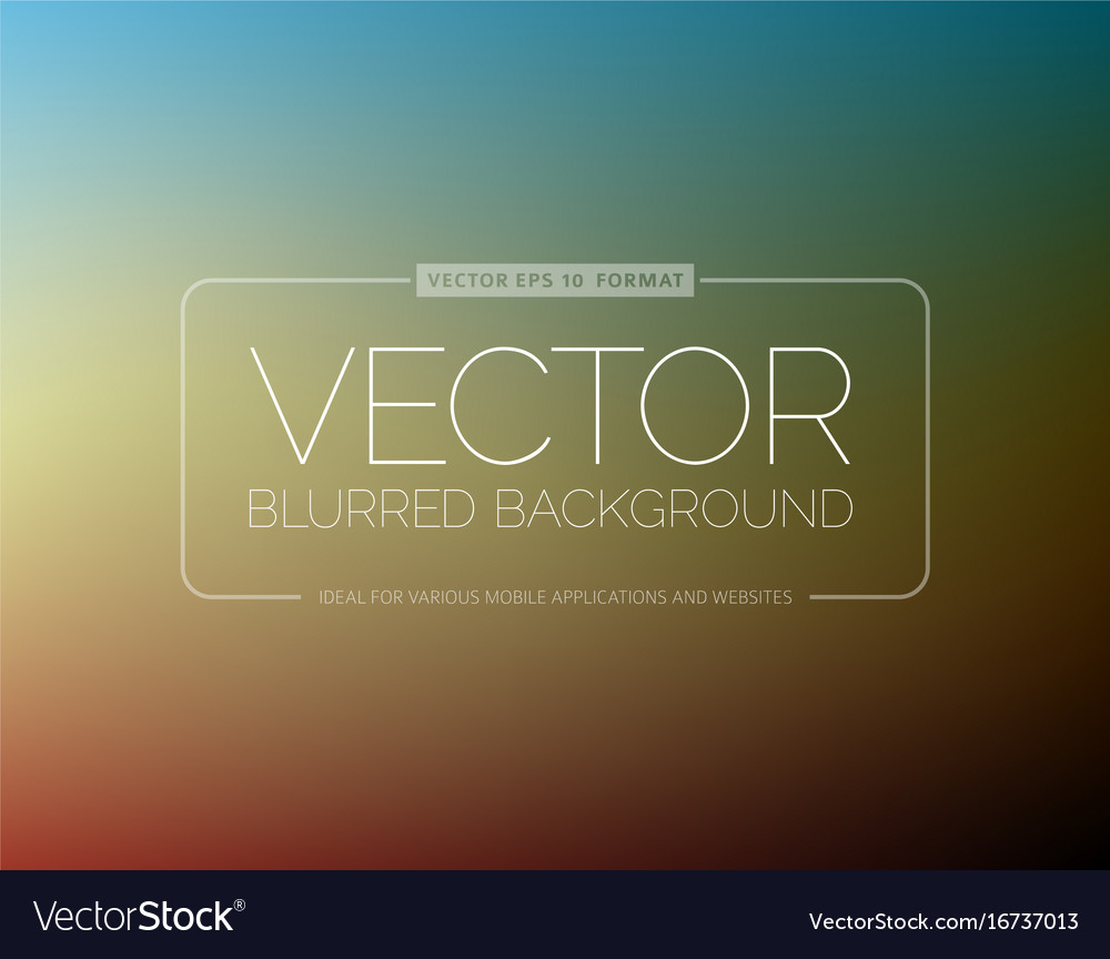 Abstract Blurred Gradient Background