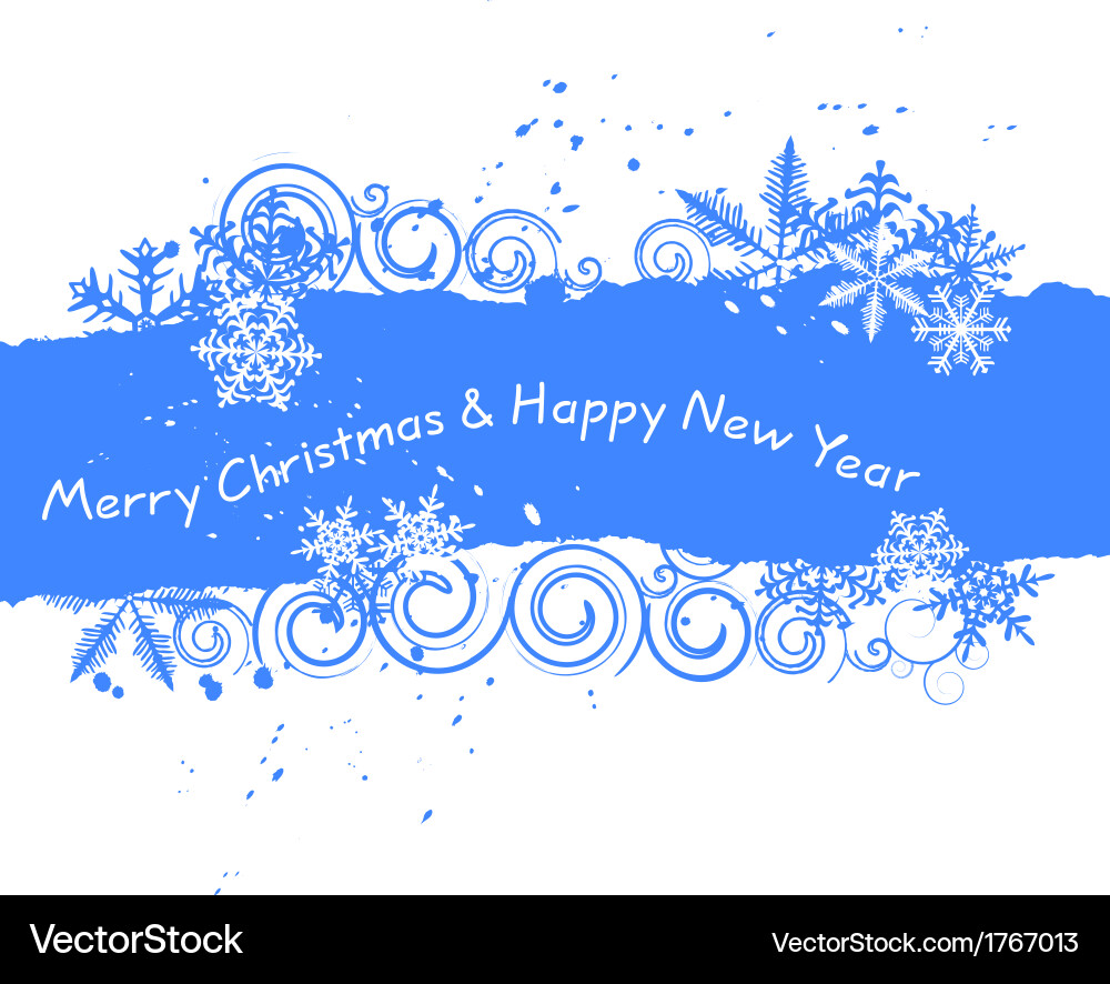 Christmas background - snowflake Royalty Free Vector Image