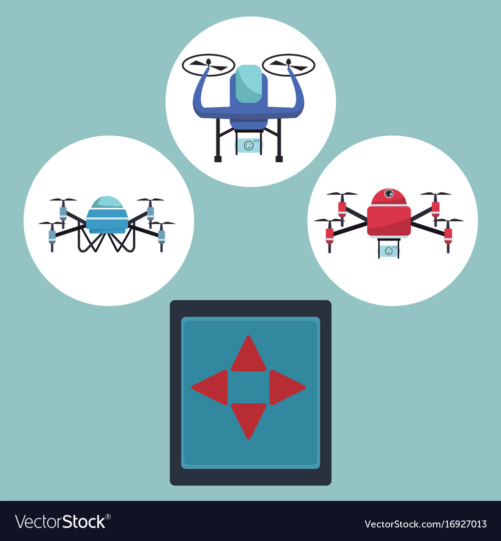 Color background with circular frame set icons