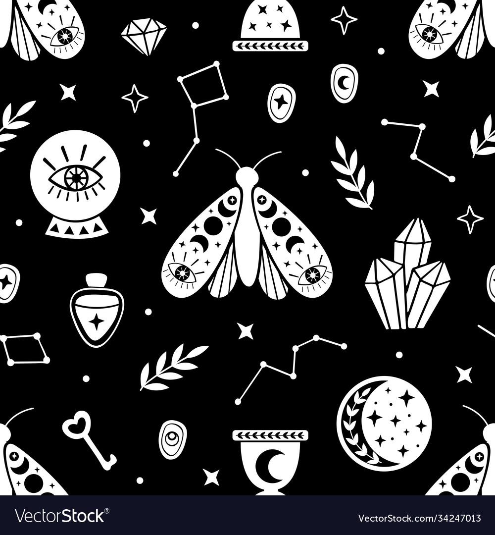 Halloween Celestial Pattern