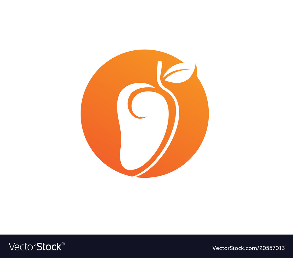 Mango Logo Icon Template Royalty Free Vector Image Mango Logo Icon Template Vector Image