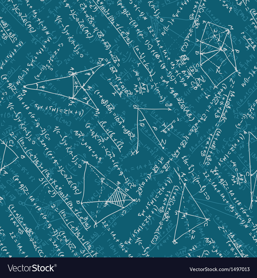Math Elements Seamless Pattern