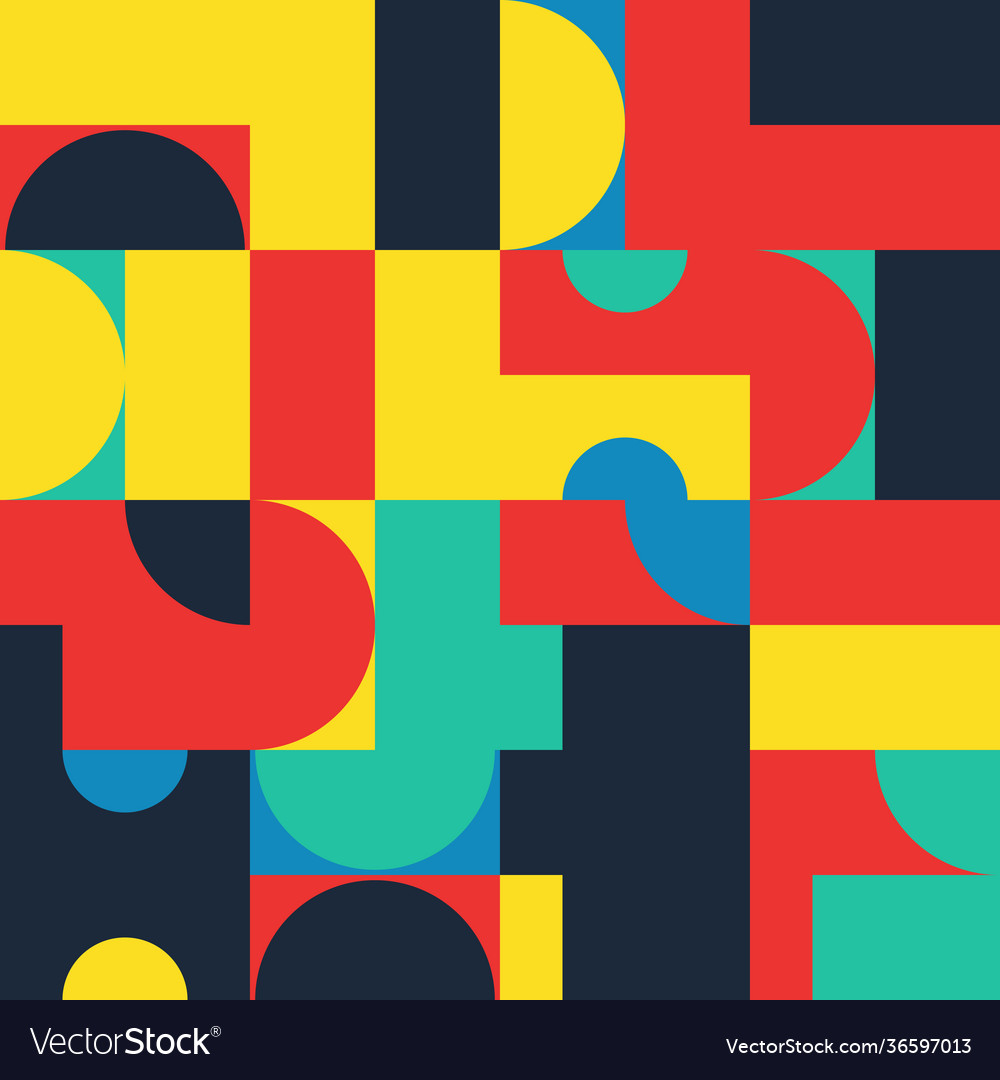 Neon abstract pattern design vector image Neon abstract pattern design