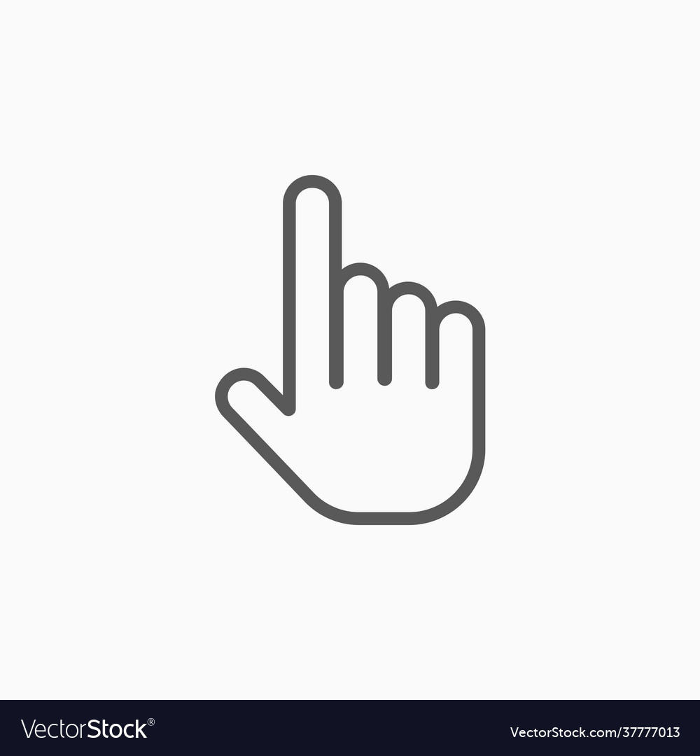 Pointer icon vector image Pointer icon