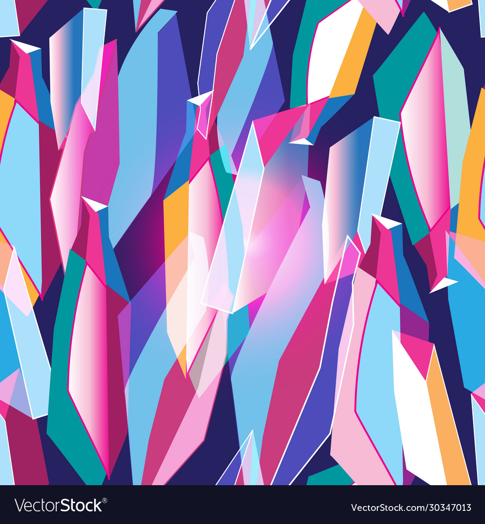 Seamless abstract pattern with different vector image Seamless abstract pattern with different