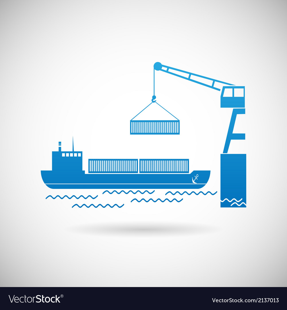 Shipmentl symbol shipping icon design template