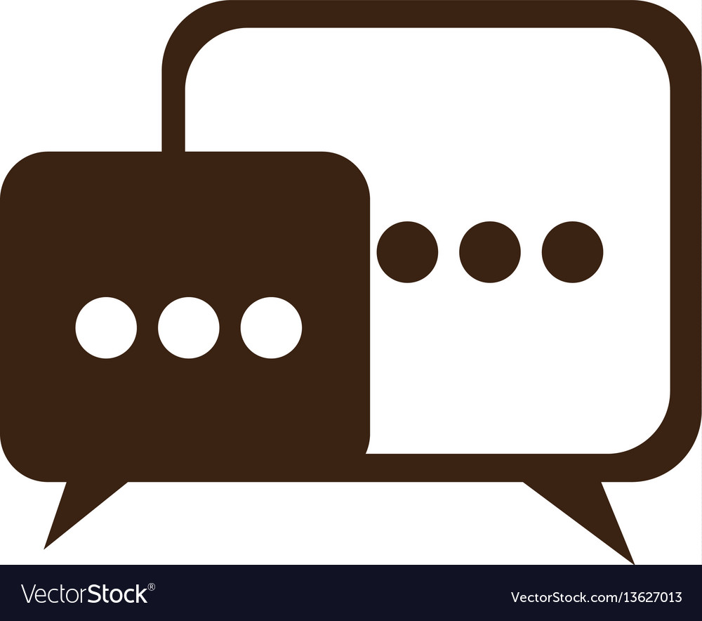 Silhouette-Set Dialogfeld und Suspendierung Punkte vector image Silhouette-Set Dialogfeld und Suspendierung Punkte