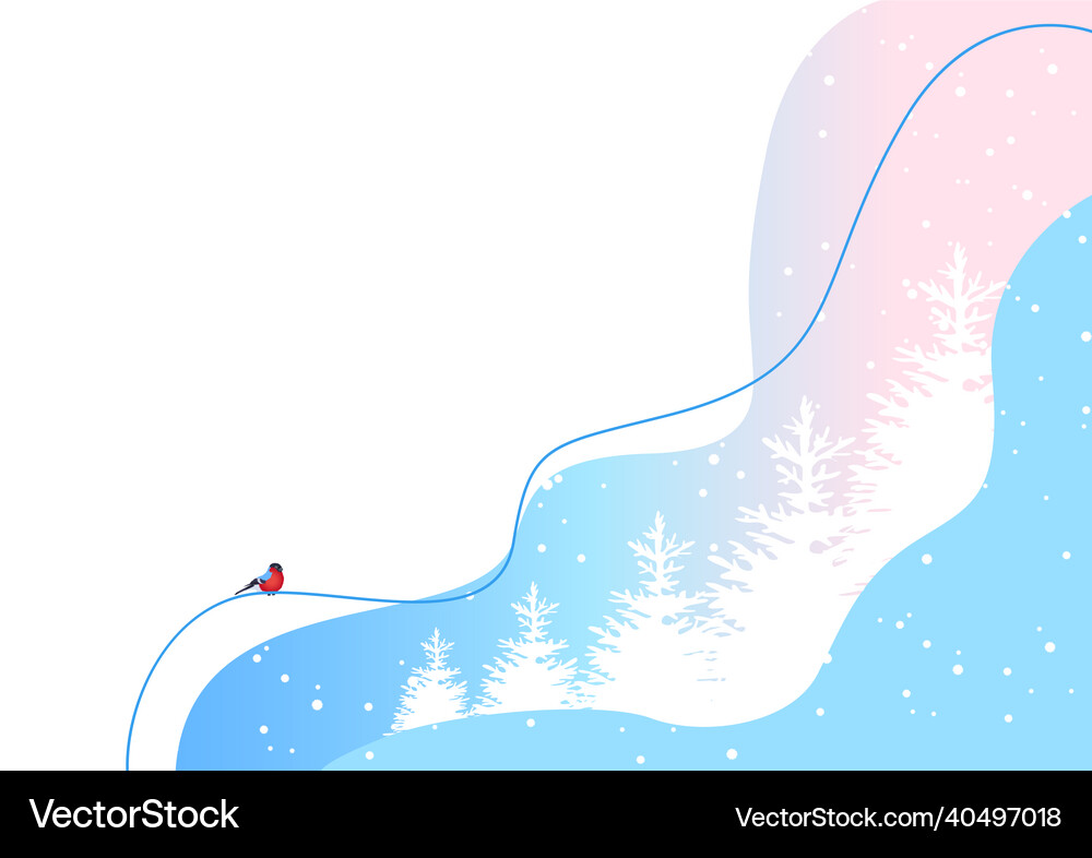 Abstract winter background Royalty Free Vector Image