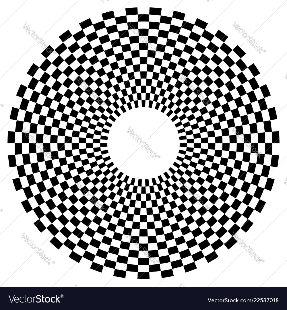 Checkered Circular Pattern
