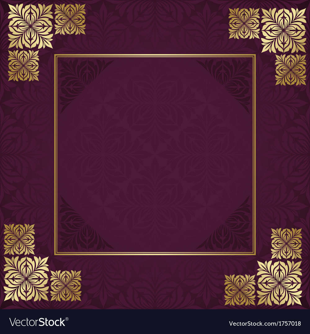 Floral frame Royalty Free Vector Image - VectorStock