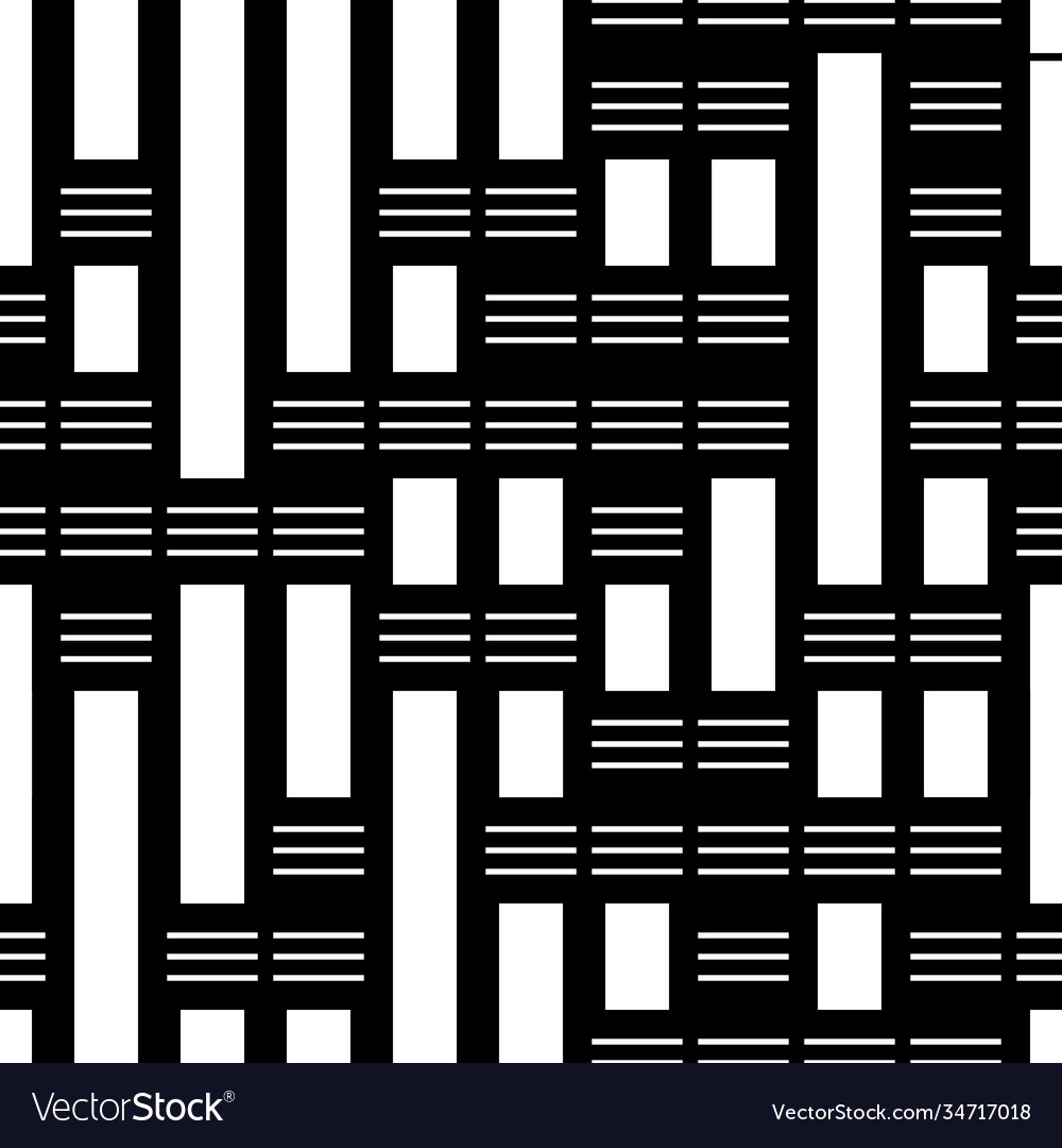 Seamless pattern with horizontal and vertical