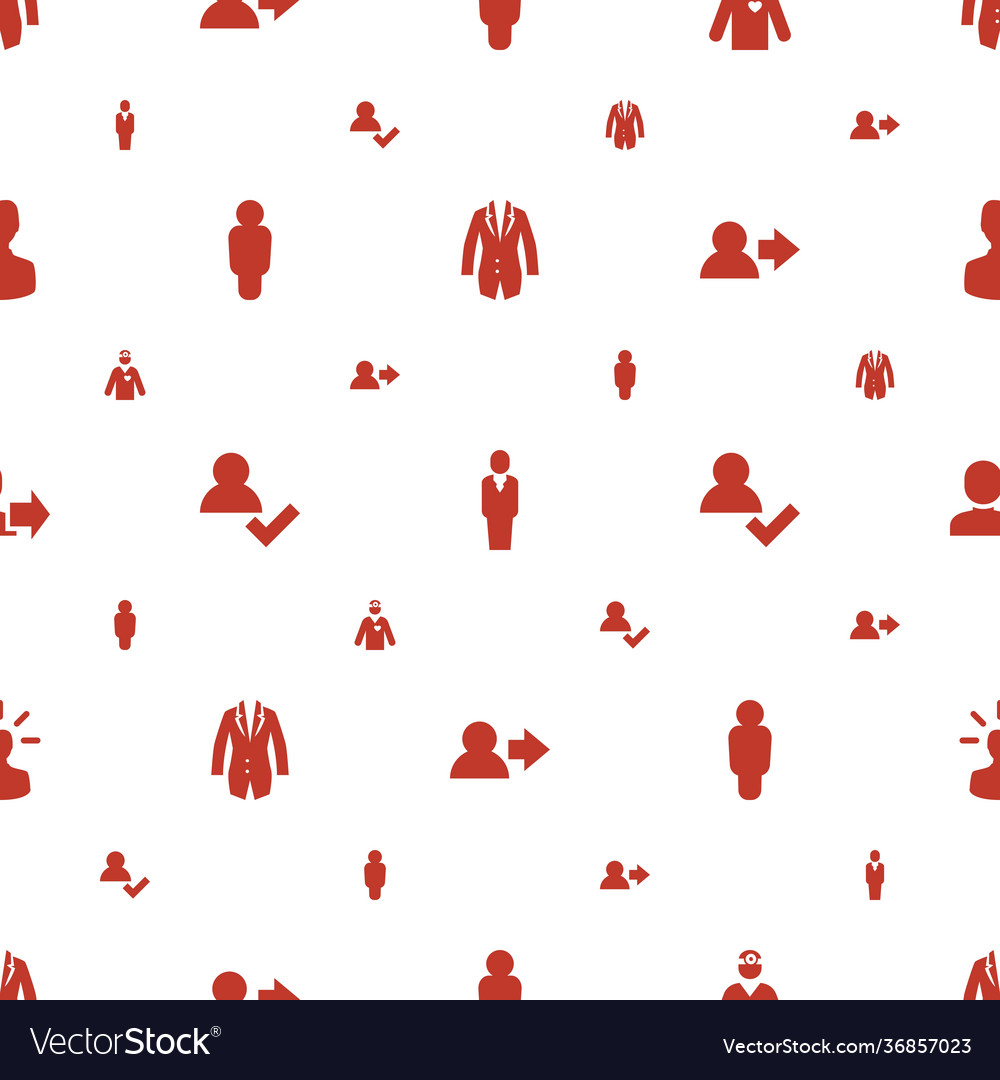 Avatar icons pattern seamless white background