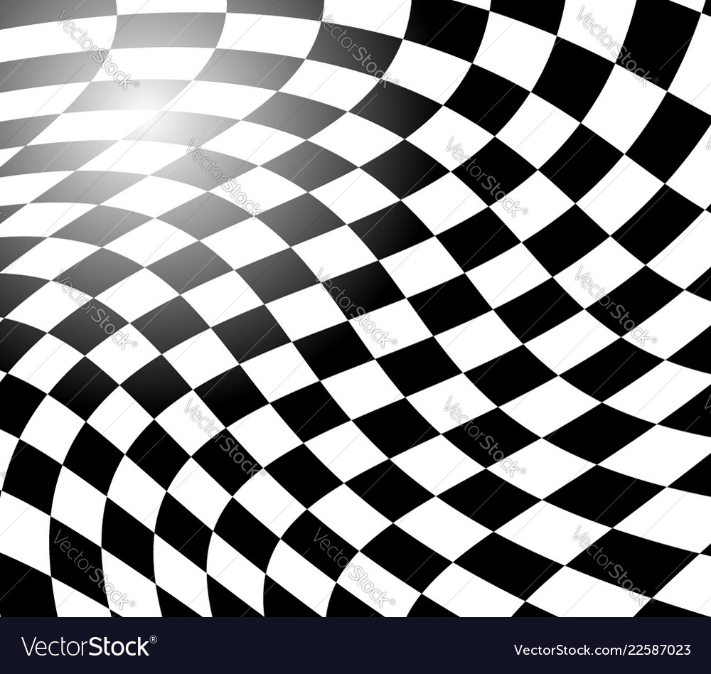 Checkered squared pattern with distortion effect