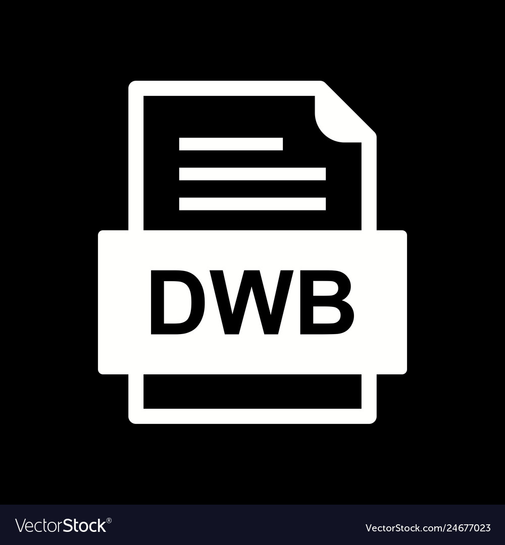 Dwb file document icon