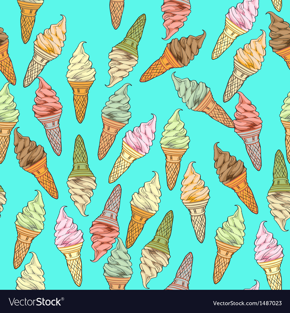 Ice cream pattern