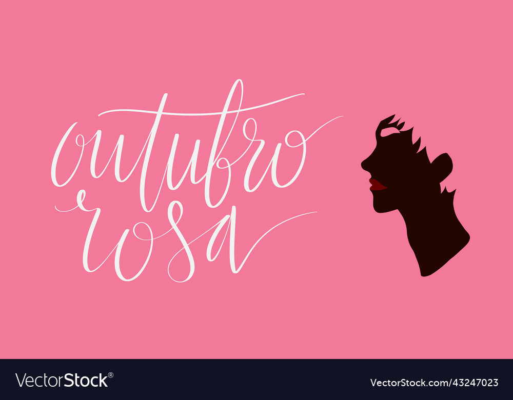 Outubro Rosa - rosa Oktober in brasilianische Sprache