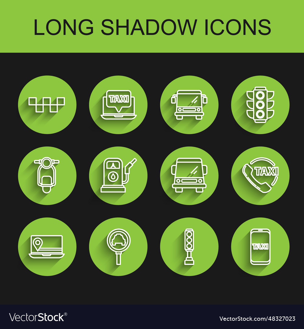 Set line laptop with location marker magnifying vector image Set line laptop with location marker magnifying