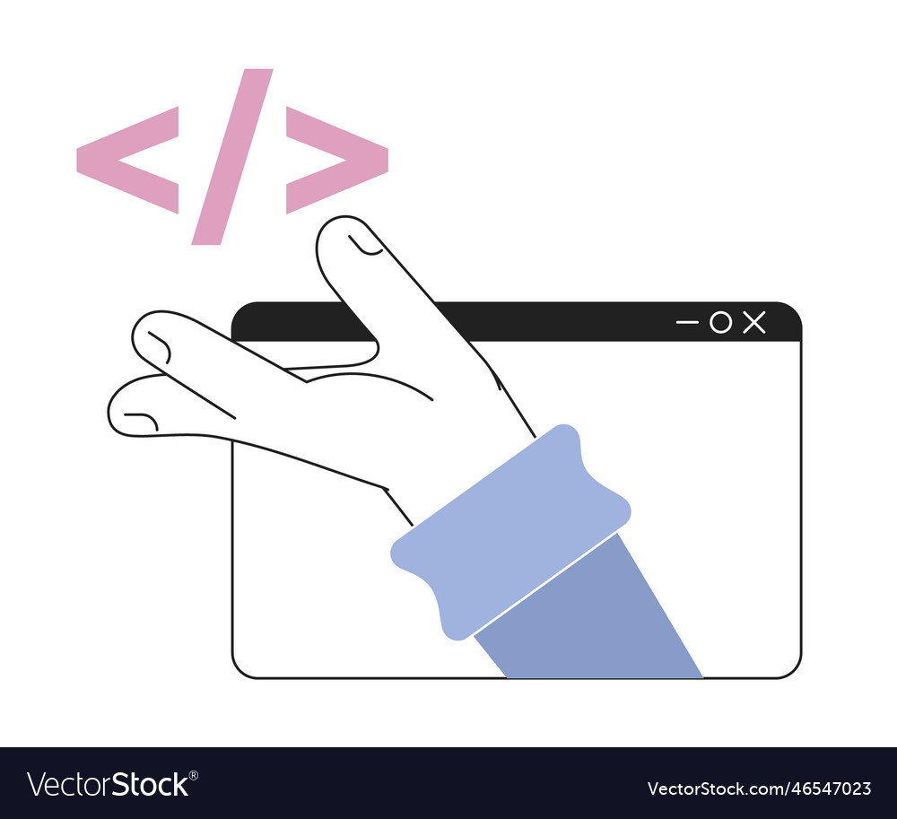 Quellcode des Web site line concept spot