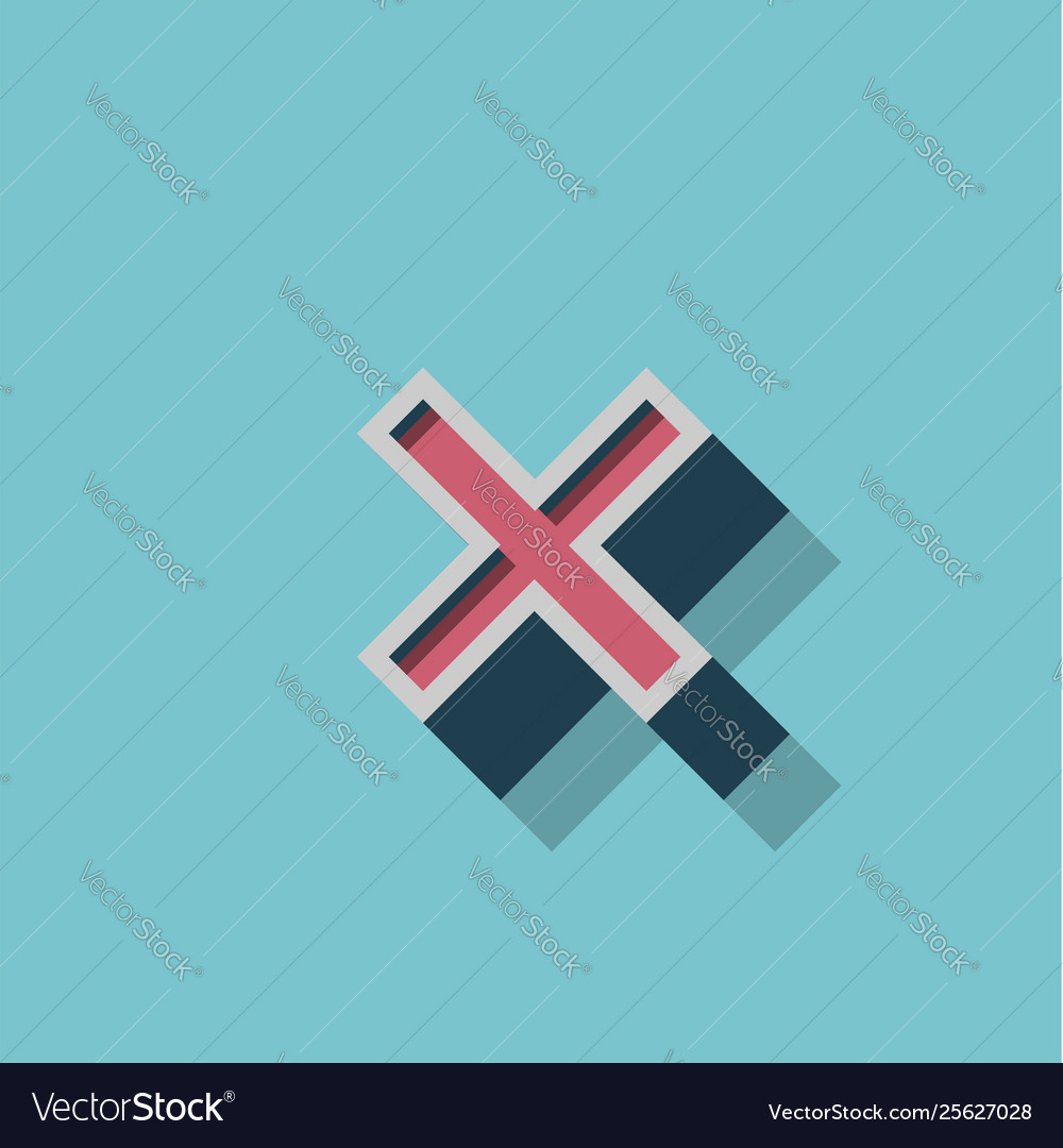 Retro 3d character from a fontset