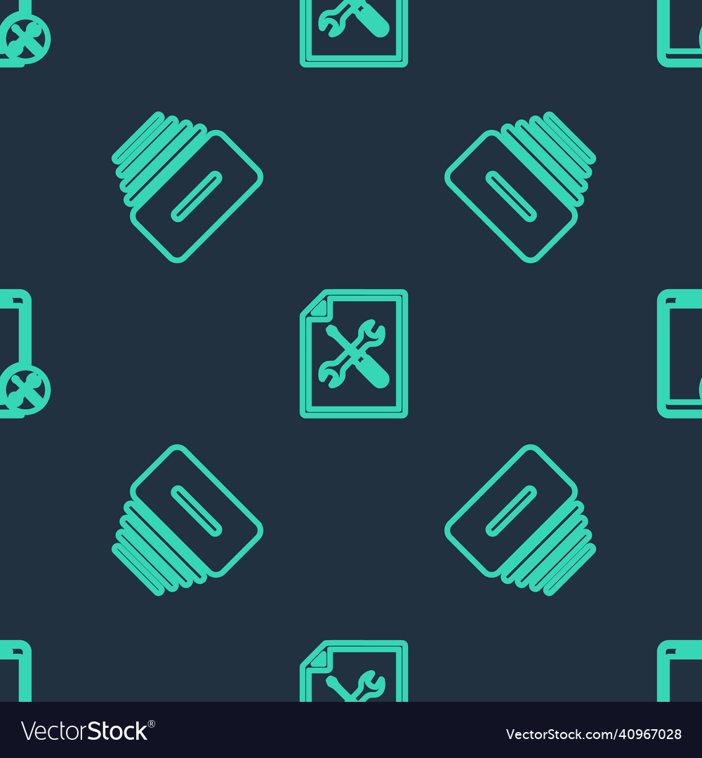 Set line file document service drawer