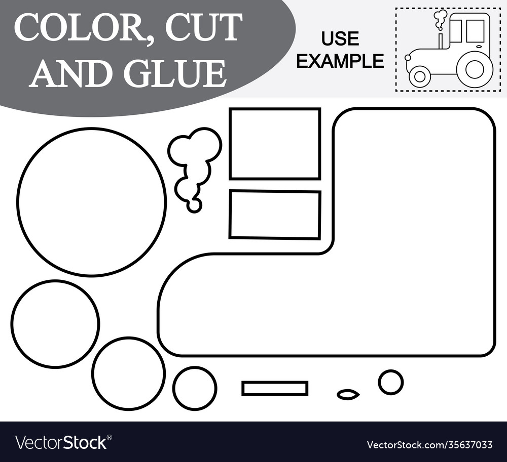 Create image tractor transport using vector image Create image tractor transport using