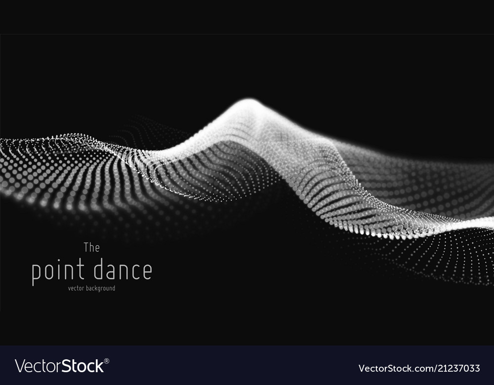 Monochrome Particle Wave