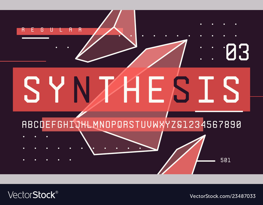 Download Technology Regular San Serif Uppercase Letters And SVG Cut Files