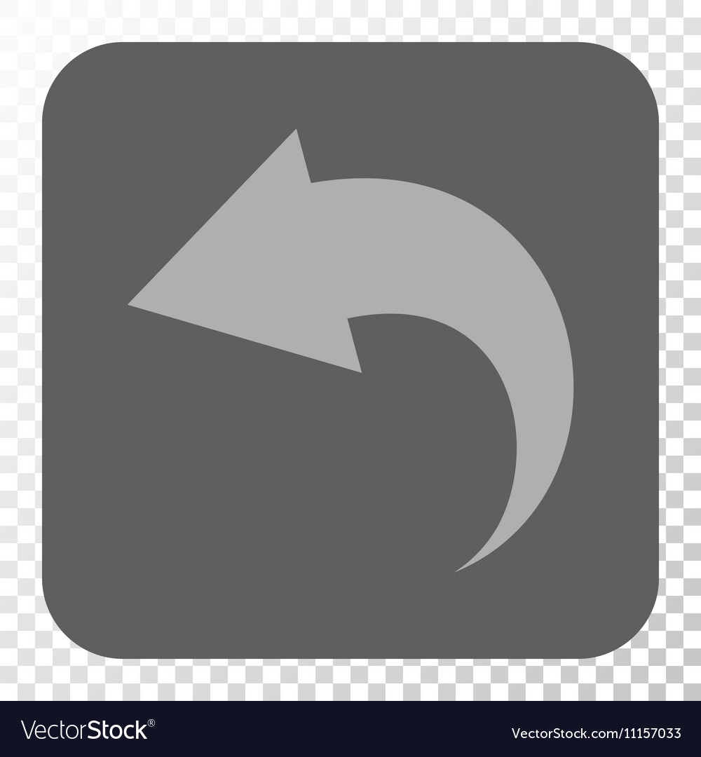 Undo rounded square button