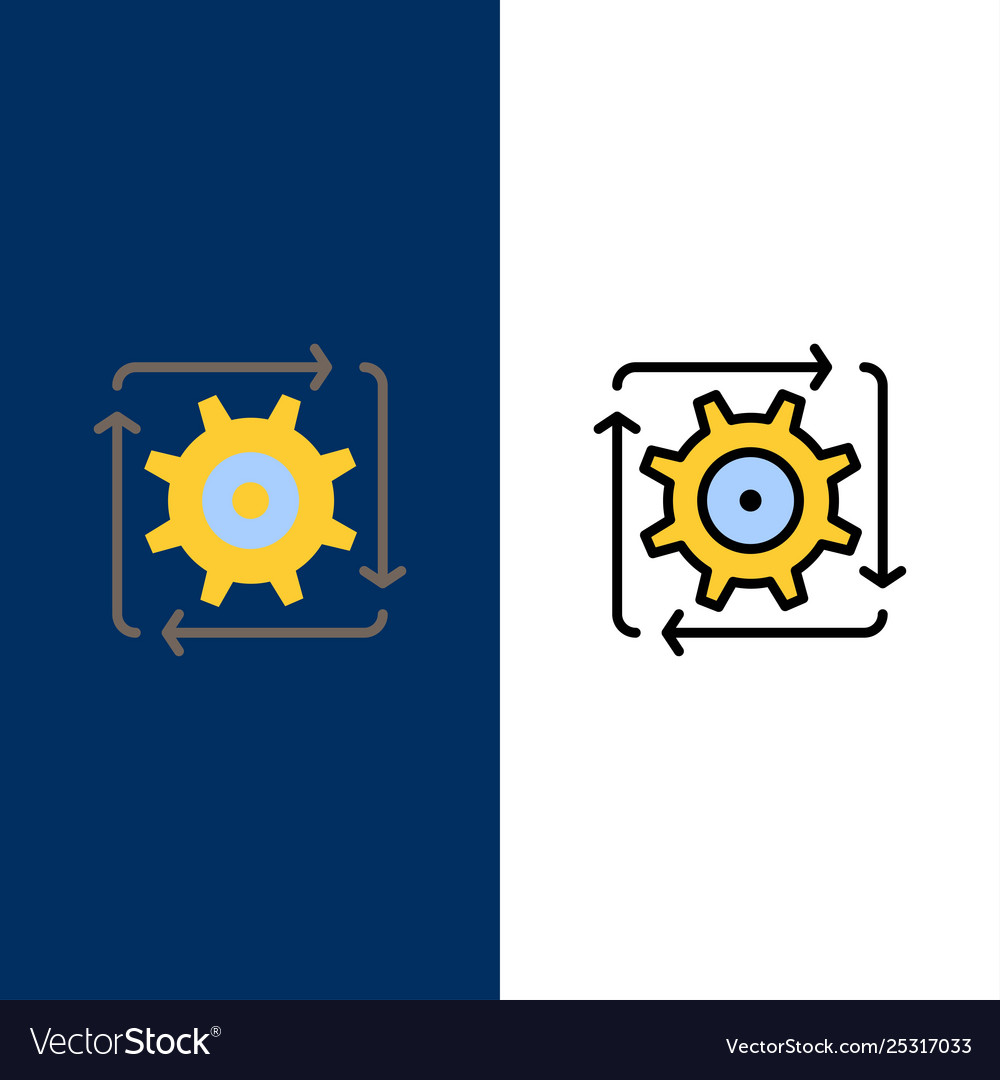 Workflow Automatisierungs-Entwicklungsablauf vector image Workflow Automatisierungs-Entwicklungsablauf