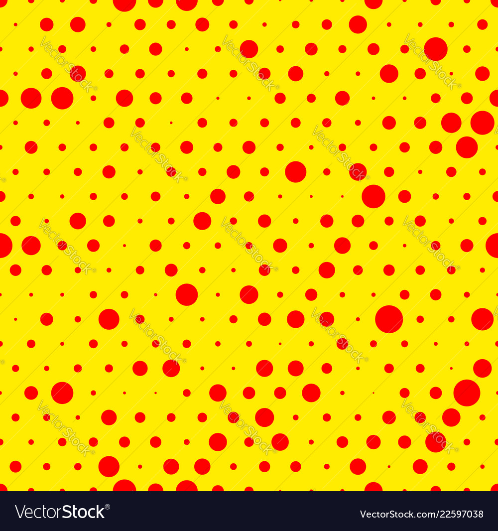 Dotted repeatable popart like duotone pattern vector image Dotted repeatable popart like duotone pattern