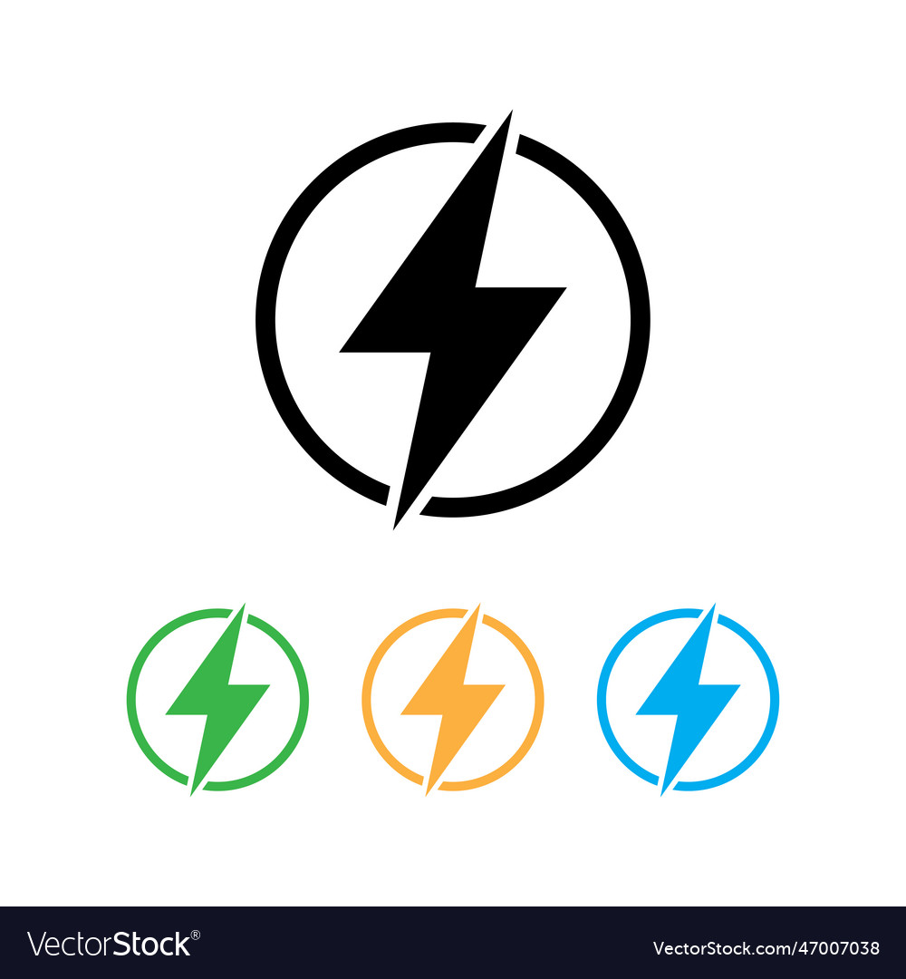 Electric icon Royalty Free Vector Image - VectorStock