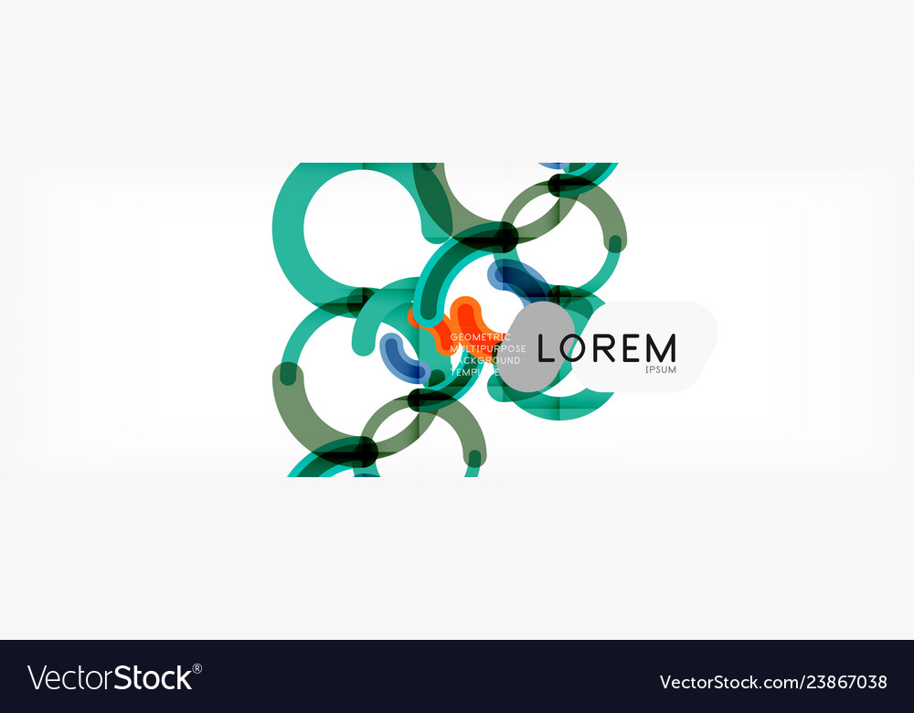 Linear design circle background