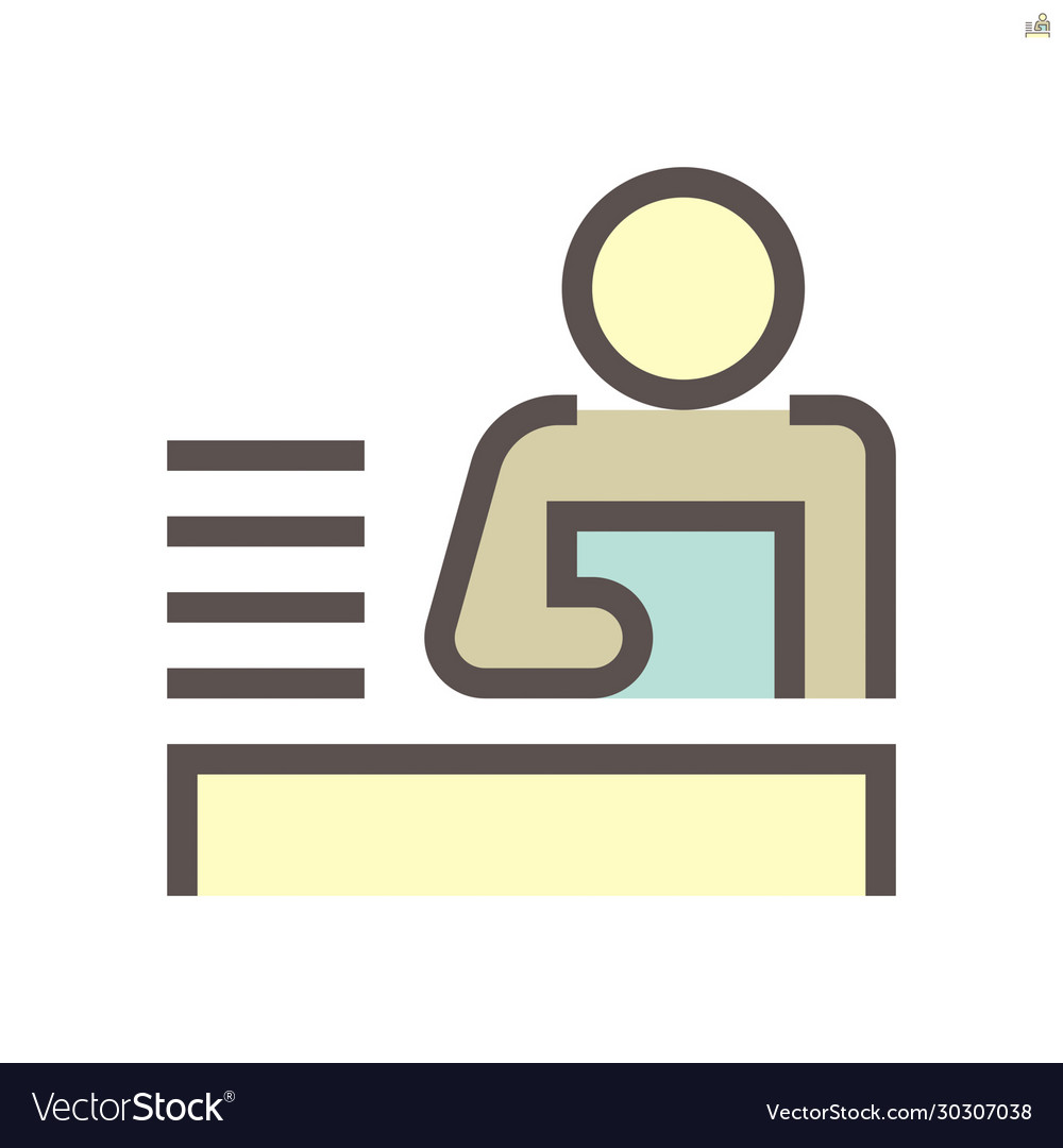 Person reading document icon design for business