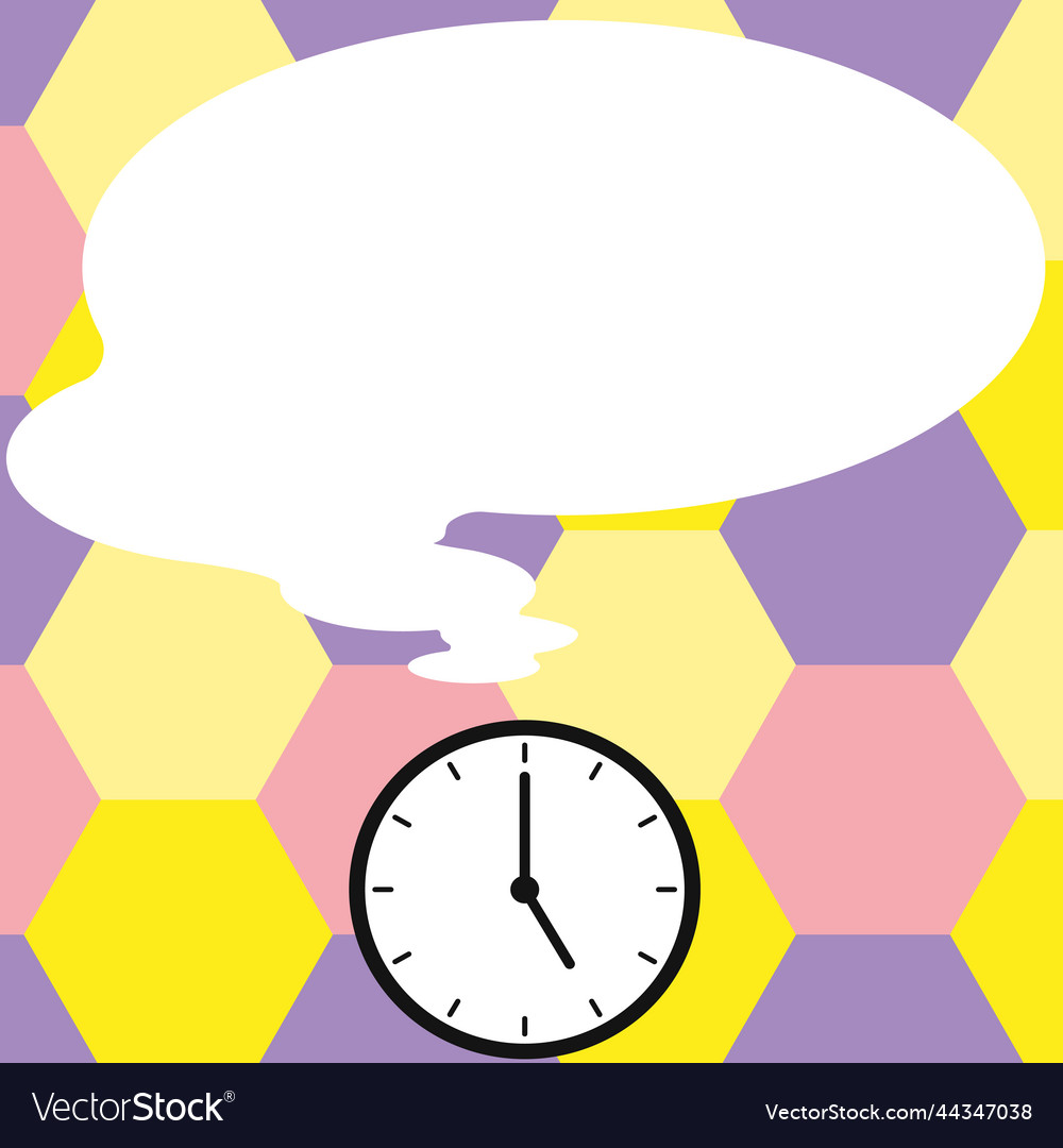 Presenter with conversation bubble showing new vector image Presenter with conversation bubble showing new