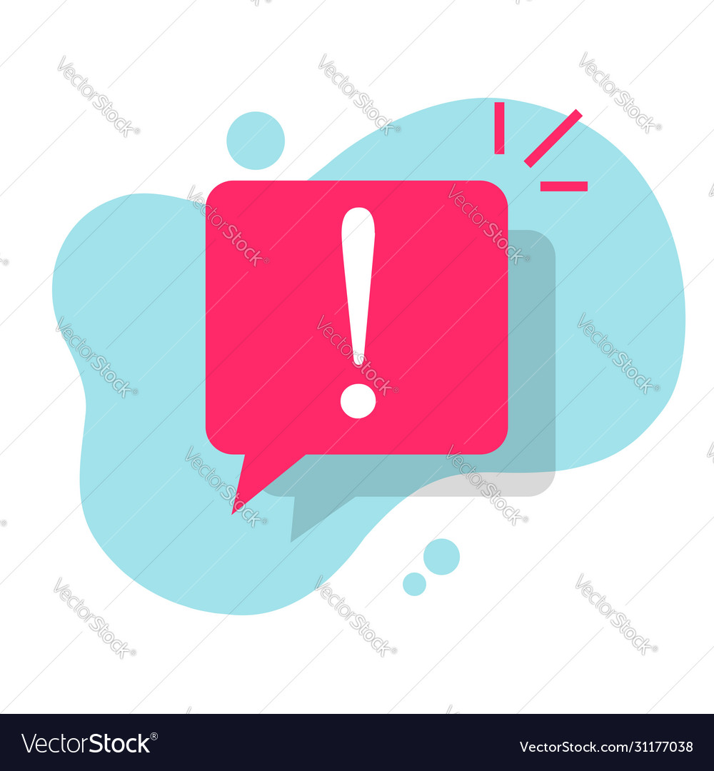 Warning Bubble Icon