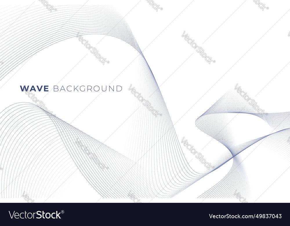 Abstract background with wavy line style