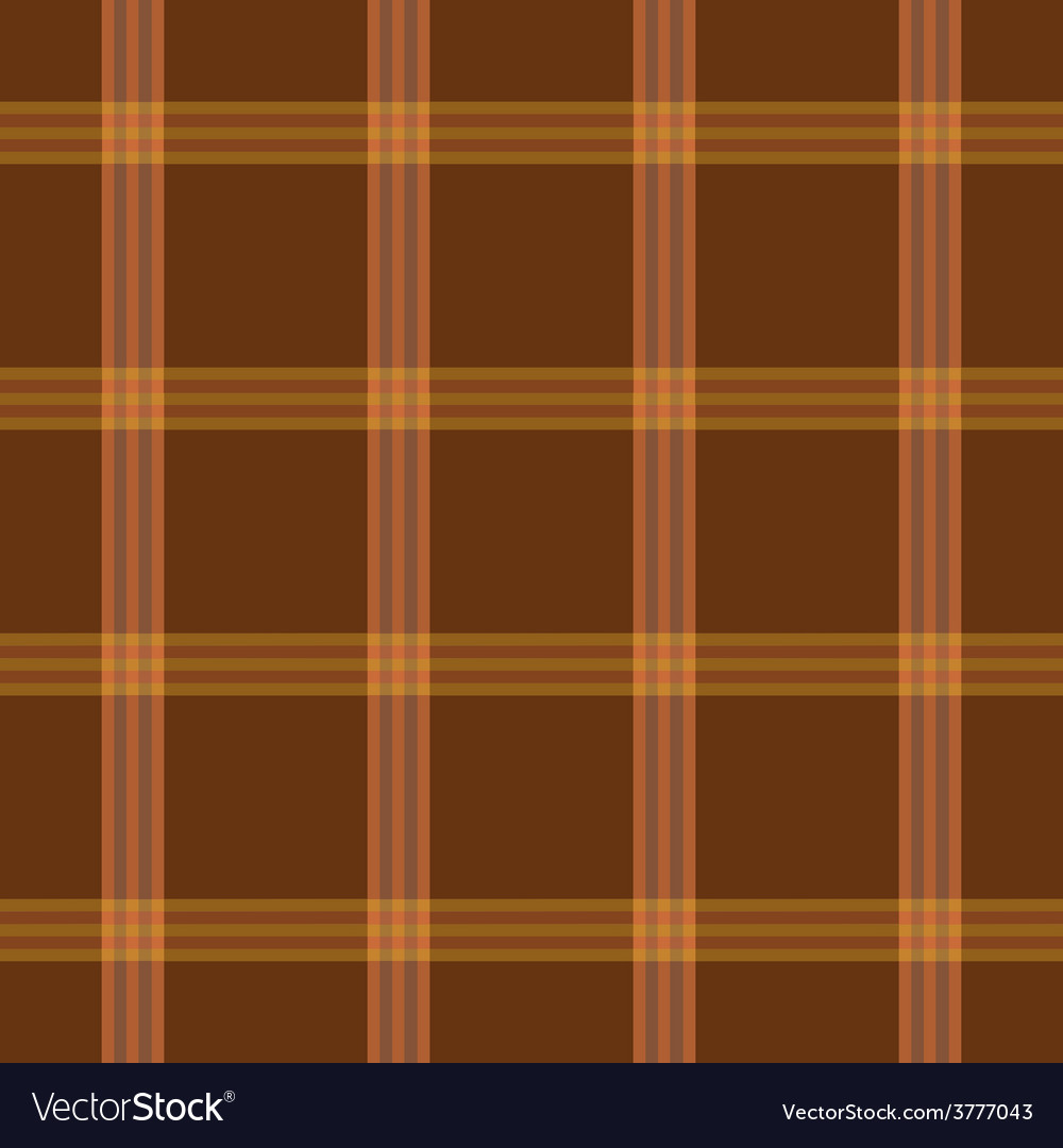Brown Check Pattern Fabric