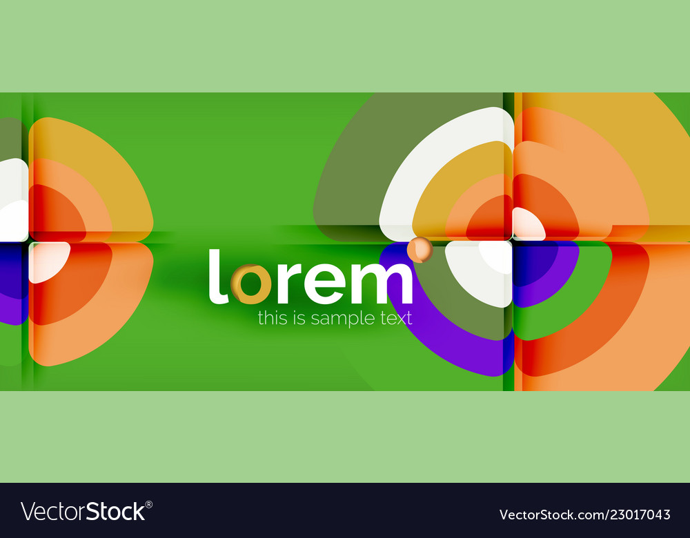 Circles and triangles design abstract background Vector Image Circles and triangles design abstract background