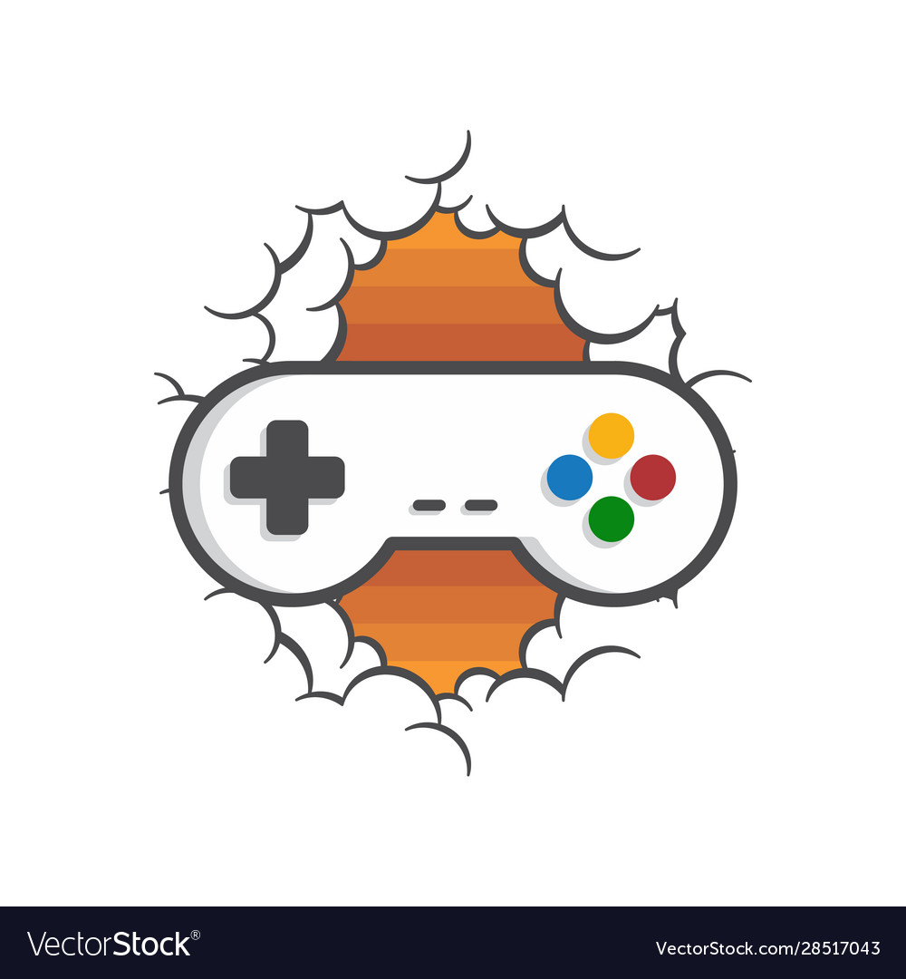 Game console joystick controller space cloud