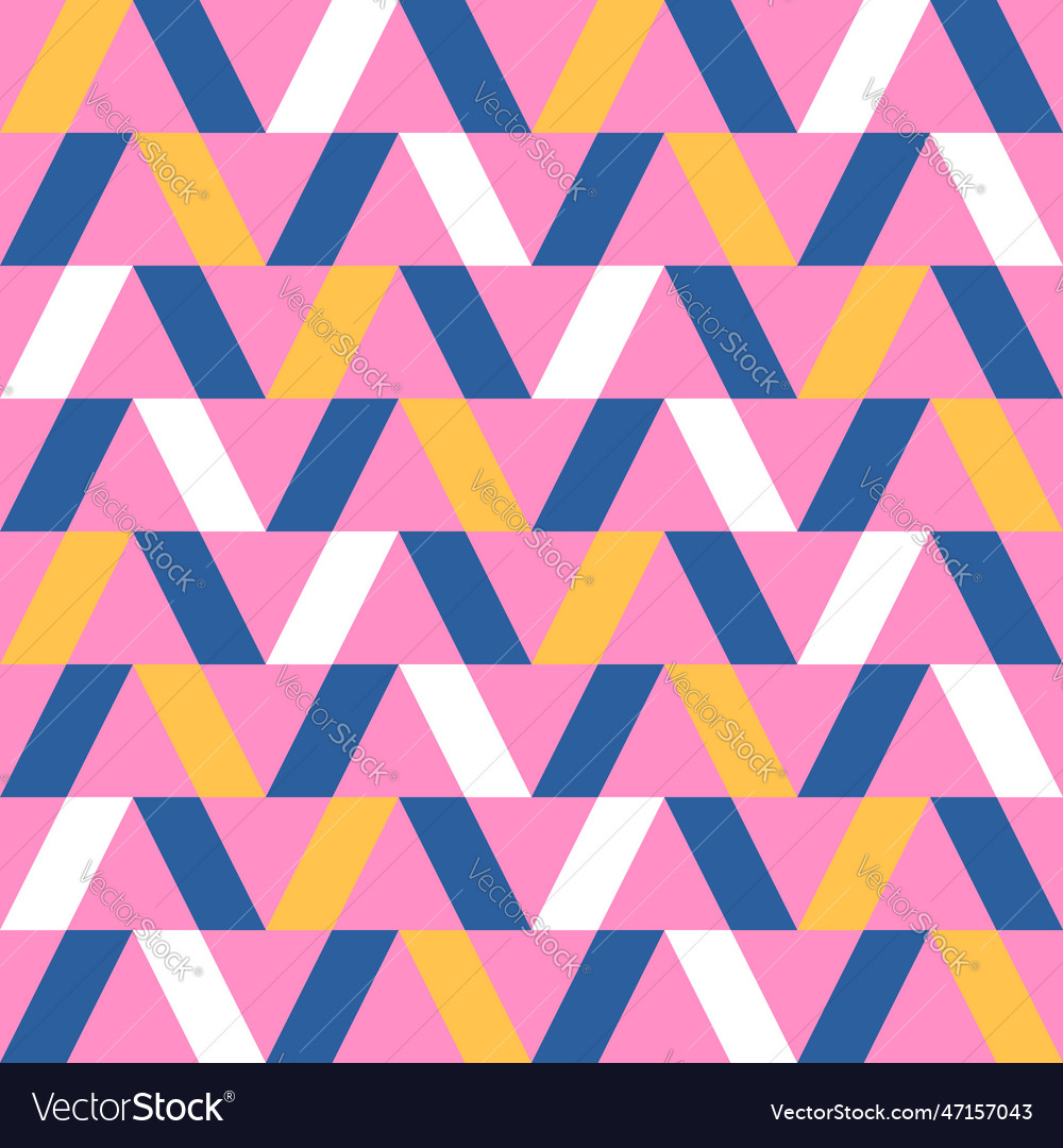 Geometric abstract seamless pattern modern