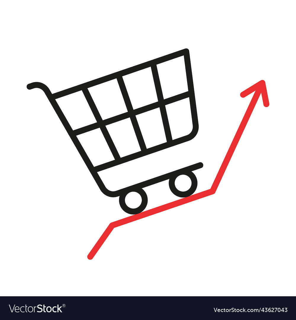 Inflation high price and growth of food sales