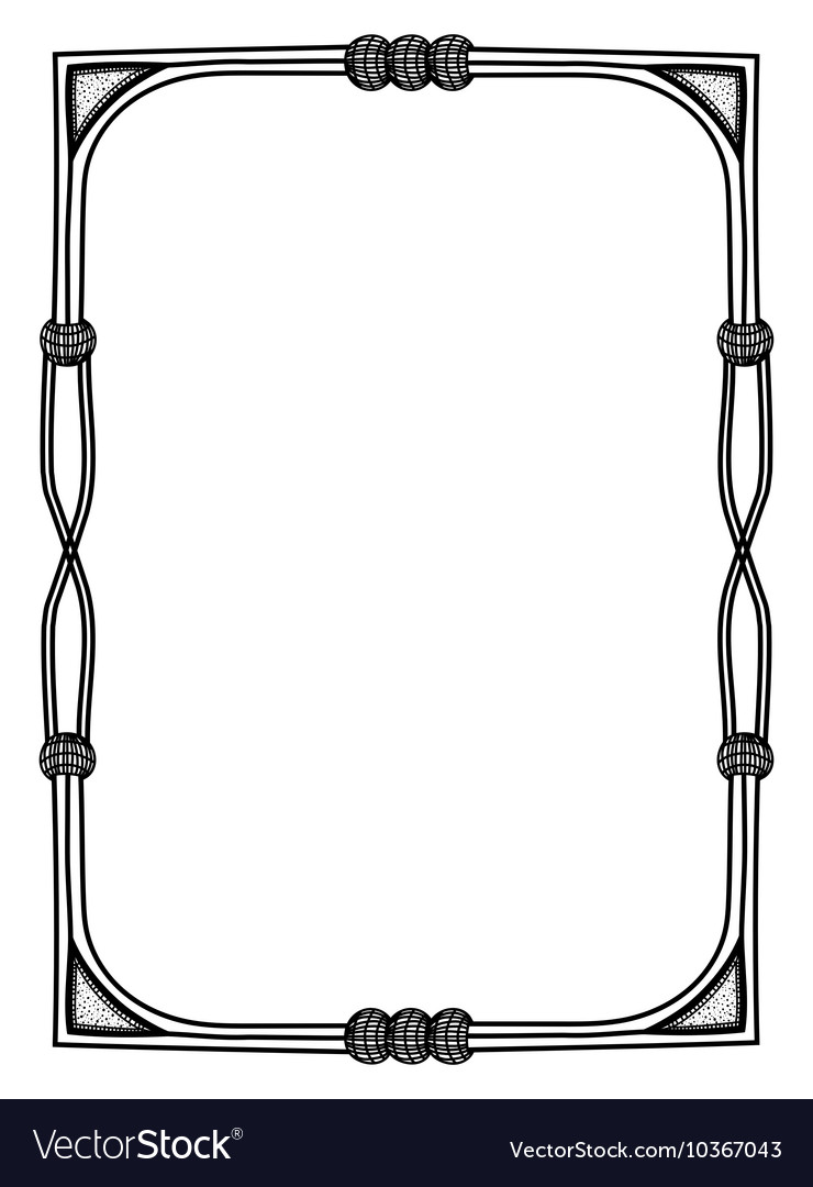Retro Decorative Border Frame