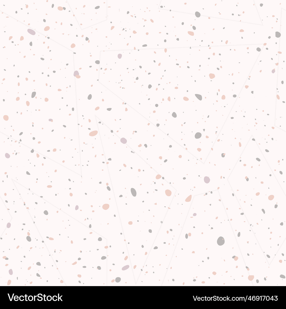 Simple light terrazzo seamless pattern Royalty Free Vector