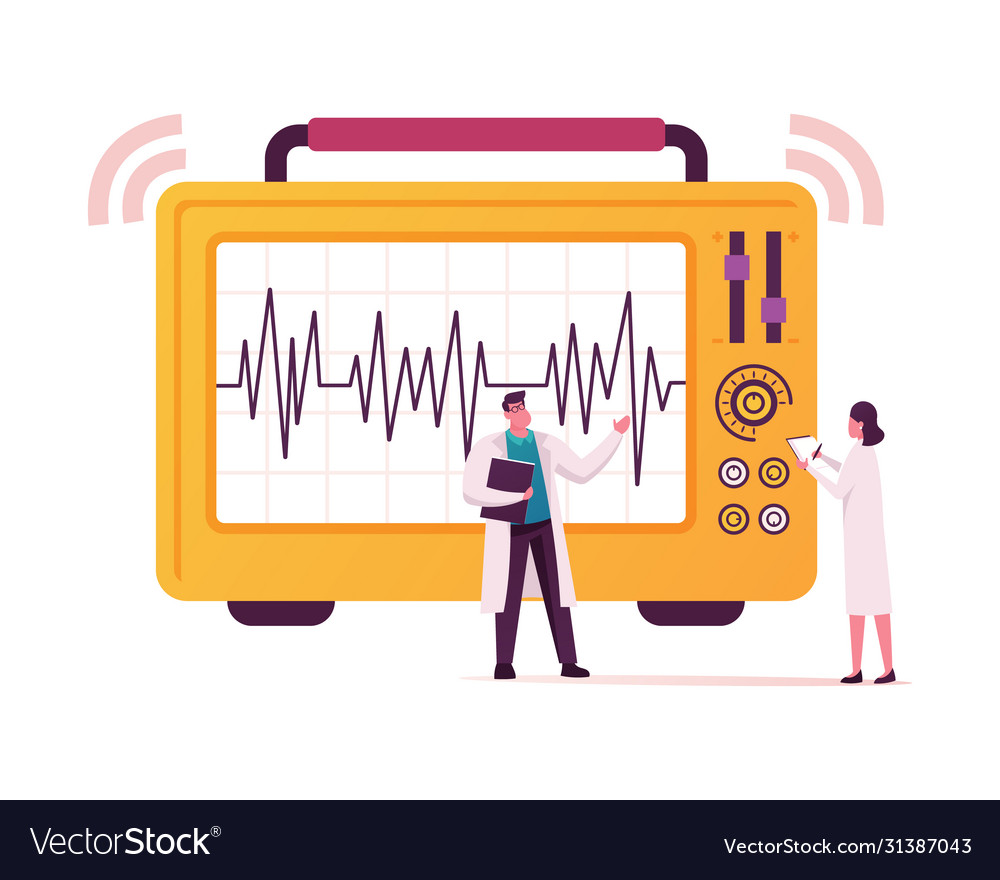 Tiny scientists characters in laboratory look Vector Image Tiny scientists characters in laboratory look