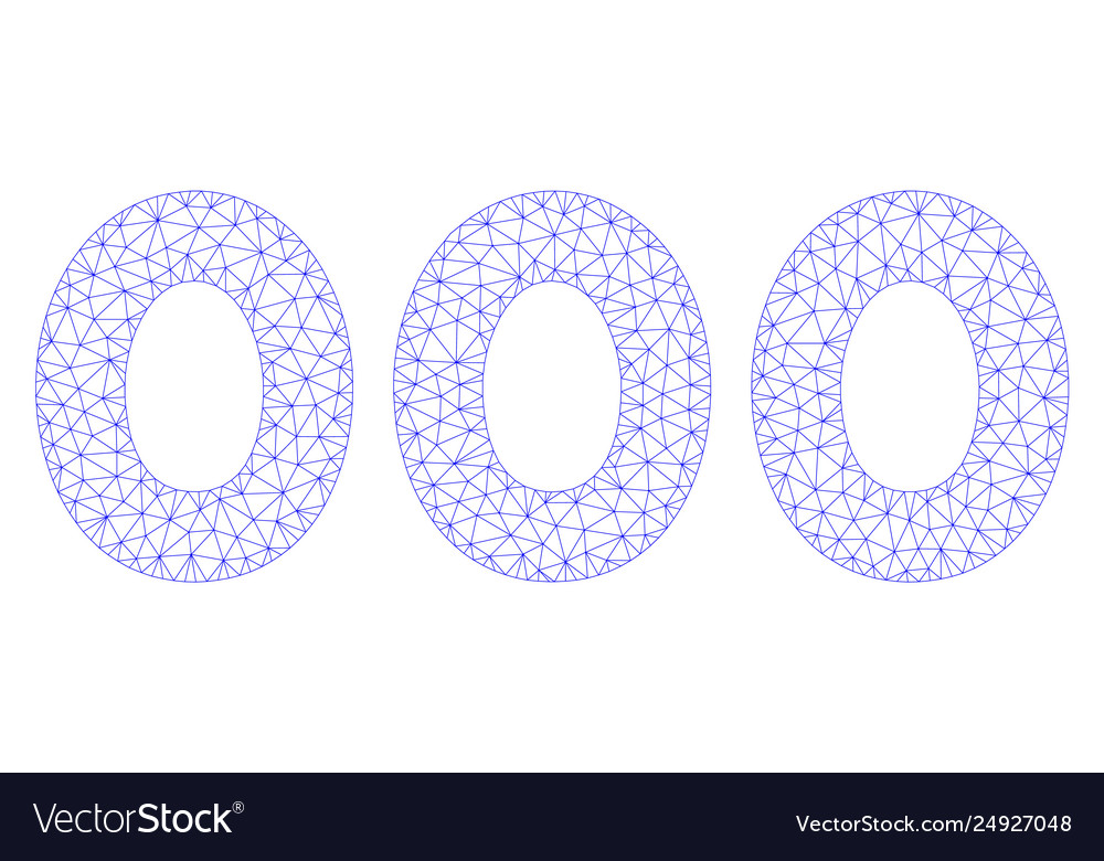 000 digits text polygonal frame mesh vector image 000 digits text polygonal frame mesh