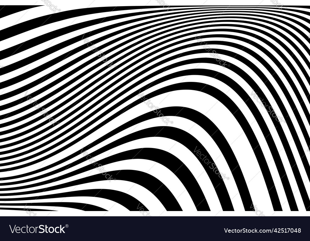 Abstract Wavy Lines Texture