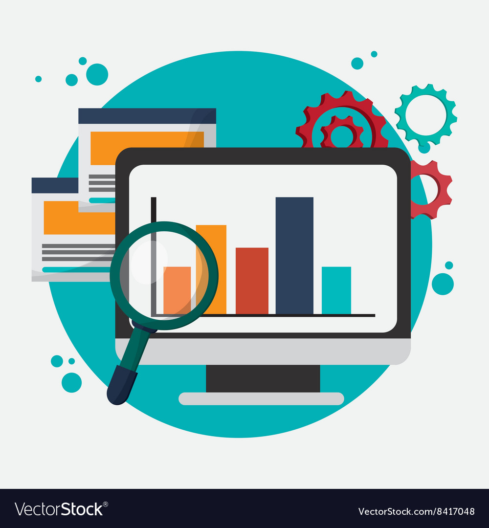 Seo graphic design Royalty Free Vector Image - VectorStock