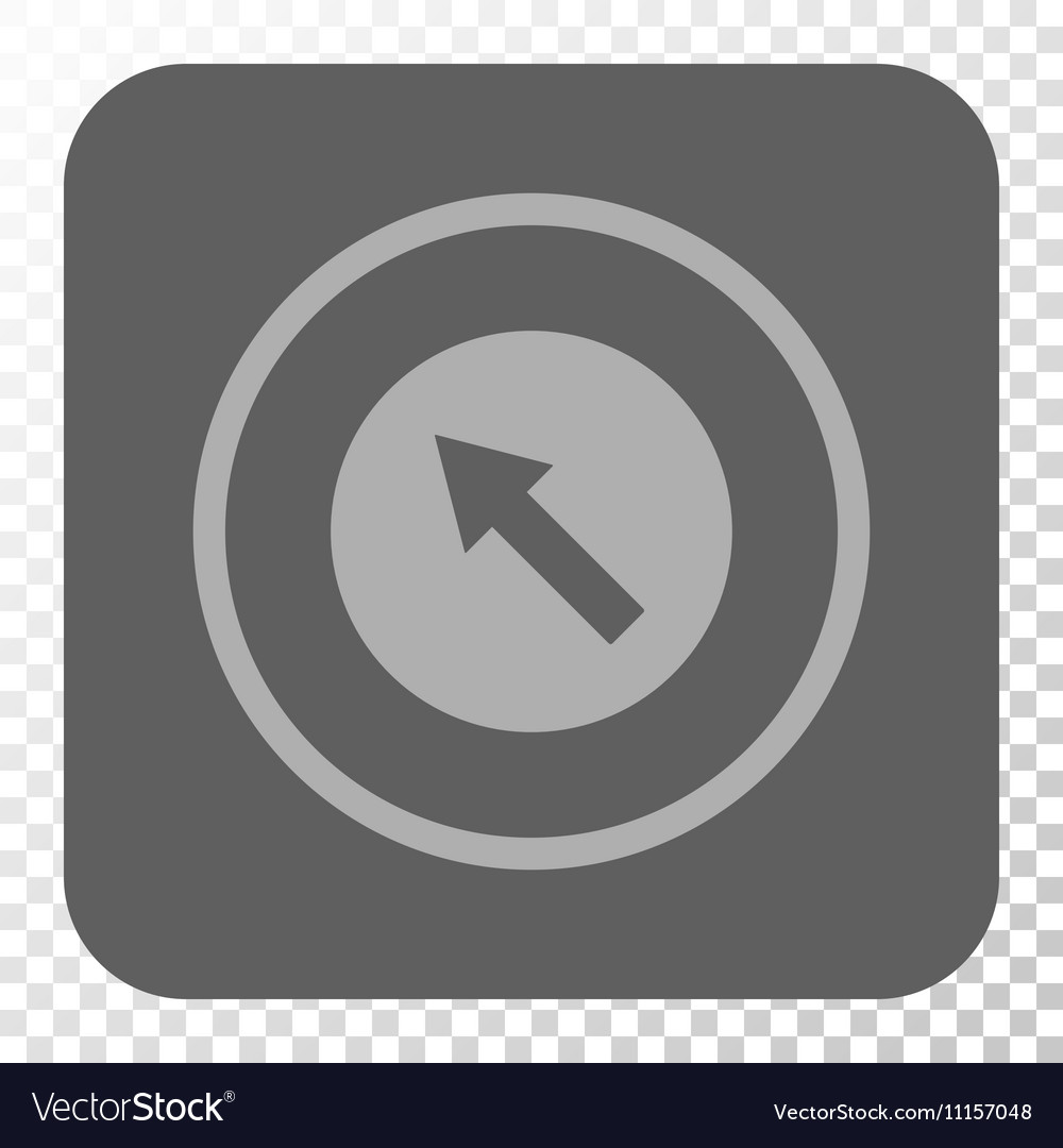 Up-left rounded arrow square button