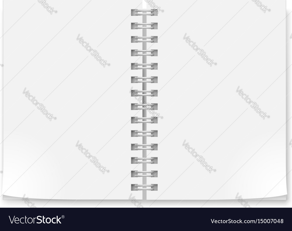 White Notebook with Sheets