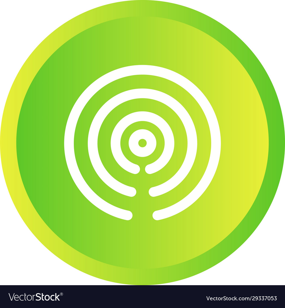Beautiful hotspot signal glyph icon